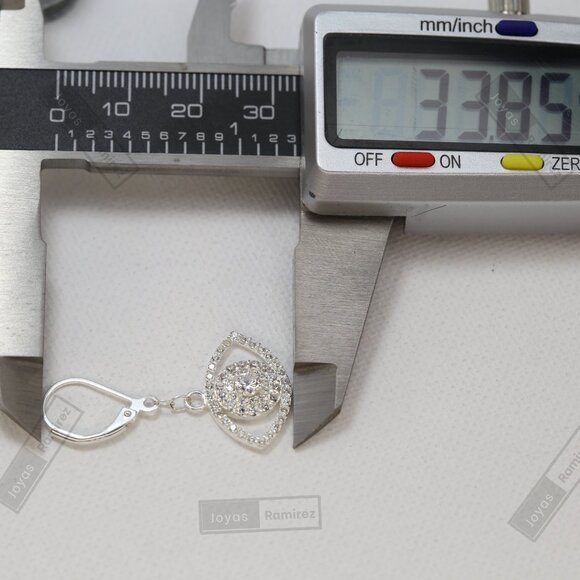 Lucky Eye Earrings in .925 Silver • Symbol of Protection and Good Fortune. - Picture 7 of 7